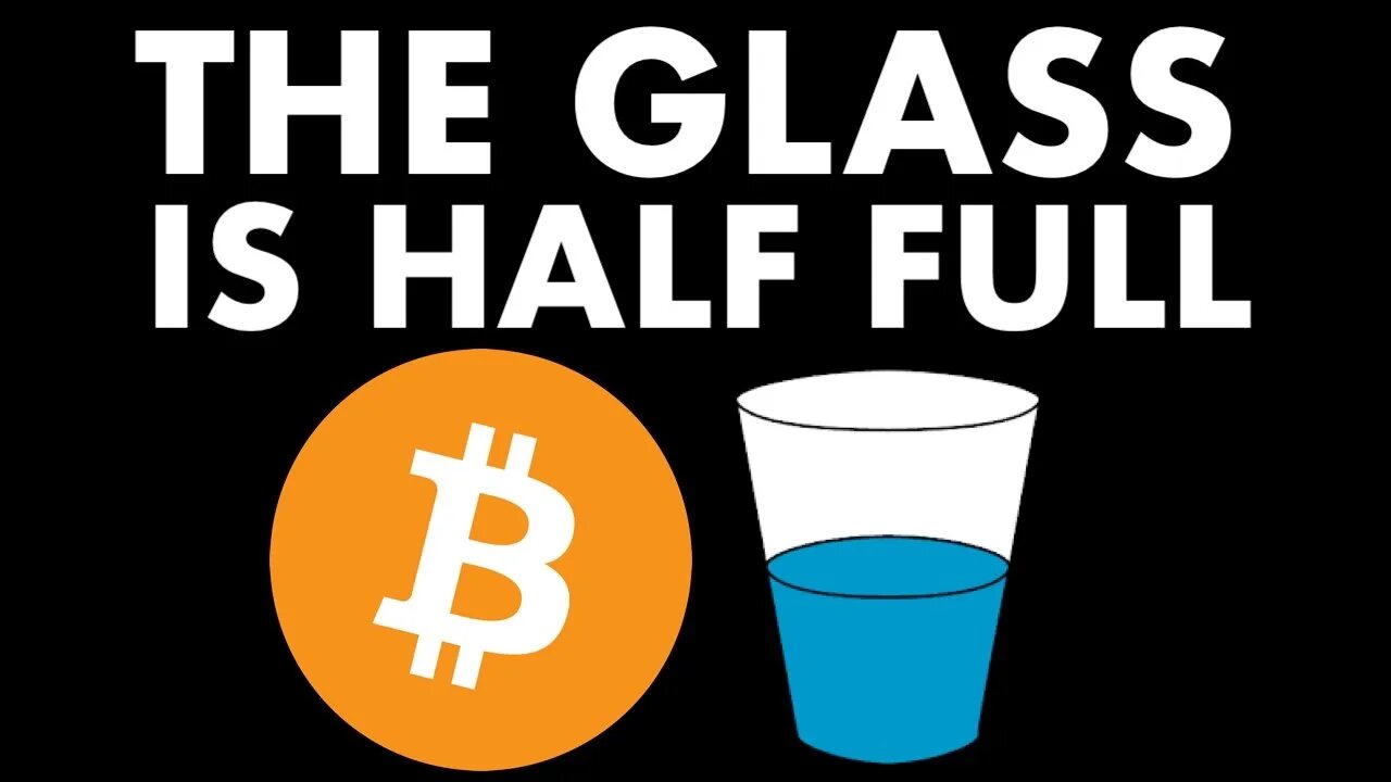 THE COMING MACRO SHIFT #BITCOIN "THE GLASS IS HALF FULL"