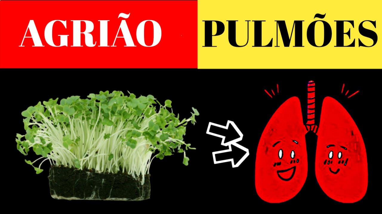 Benefícios do agrião para os pulmões