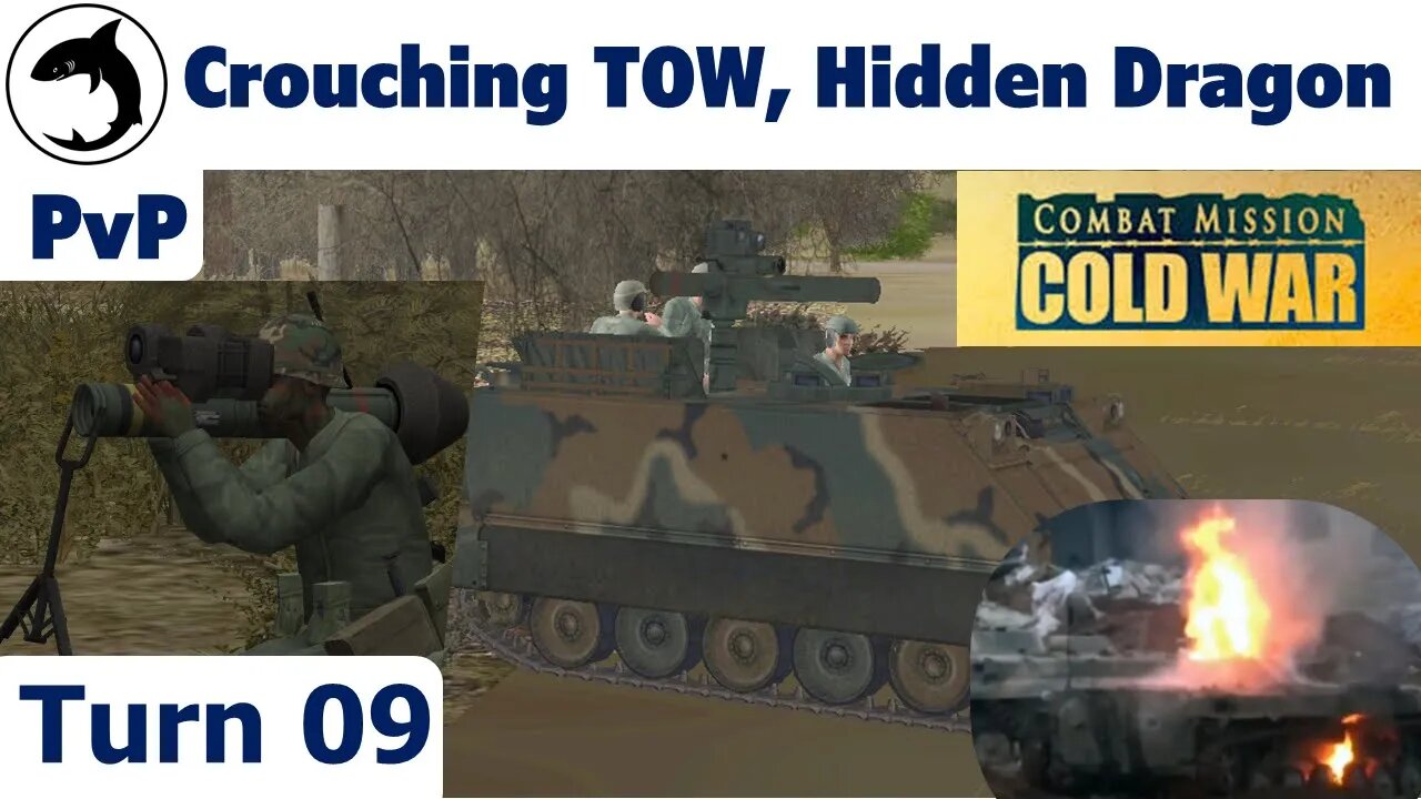 Combat Mission: Cold War - Crouching TOW, Hidden Dragon - PVP w/ JoZuReporter - Turn 09