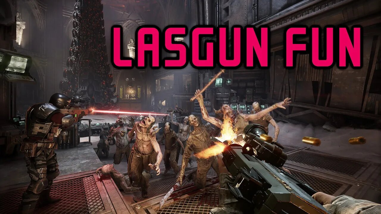 RECON LASGUN and POWER SWORD Gameplay | Warhammer 40k Darktide