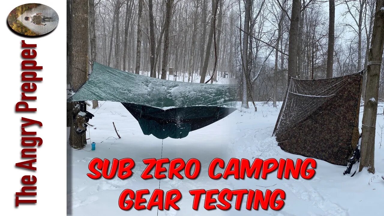 Sub Zero Camping Gear Testing