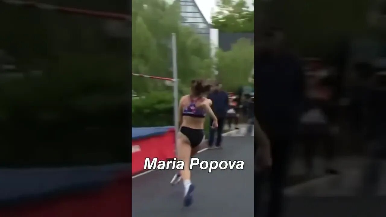 Maravilhoso Salto com Vara | Beauty high jump. #MariaPopova #beauty #sexy #sports #high jump