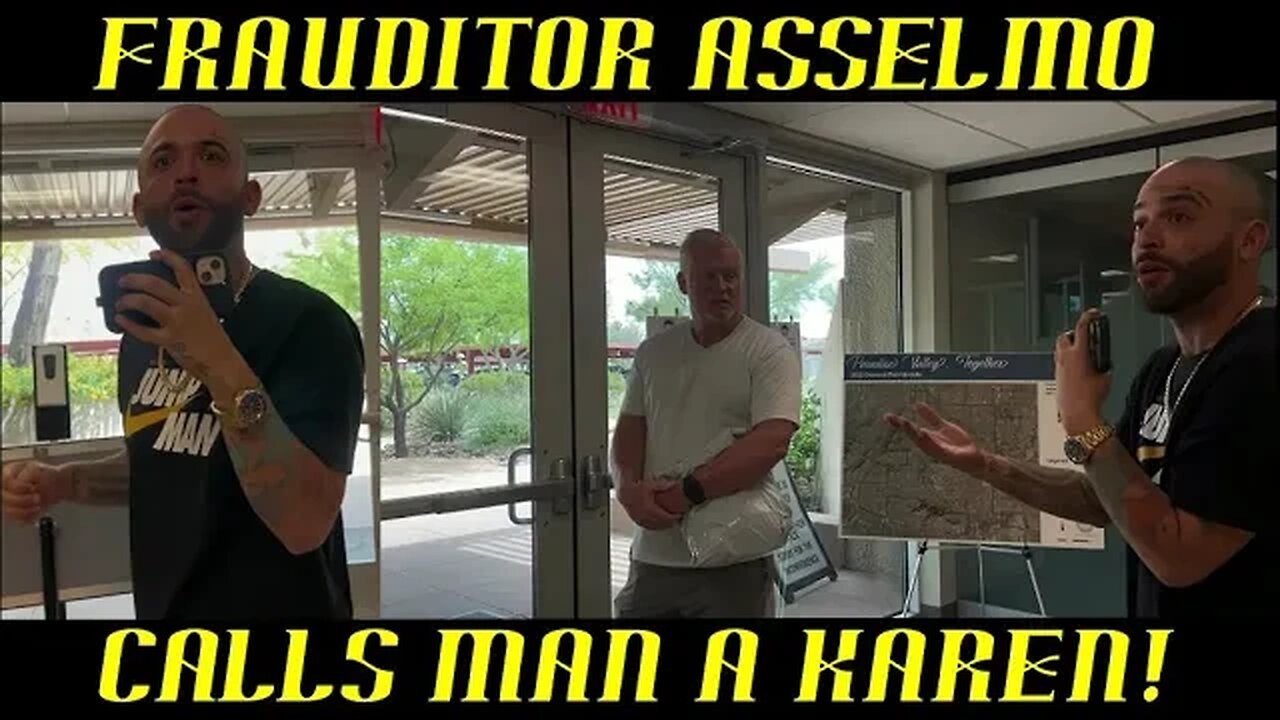 Frauditor AssElmo Calls Man at Post Office a Karen!