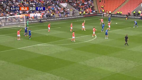 Dele Alli first goal for Everton vs Blackpool