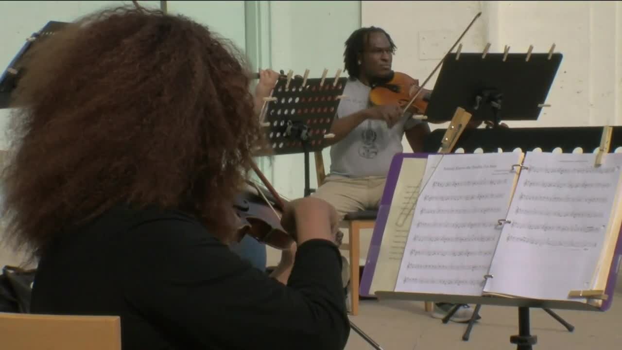 The Black Triage Ensemble hosts third annual open rehearsal at Washington Park