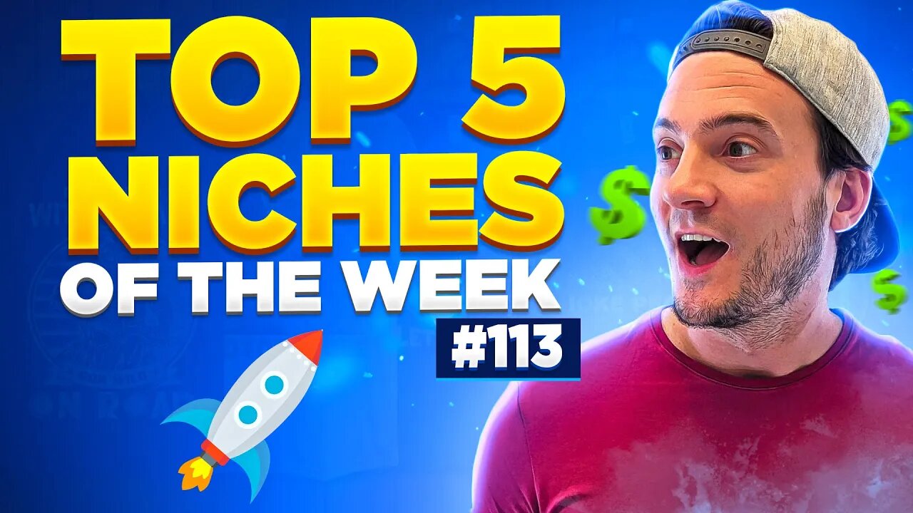 TOP 5 NICHES 🔥 Print on Demand Niche Research # 113 — (7/10/2022)