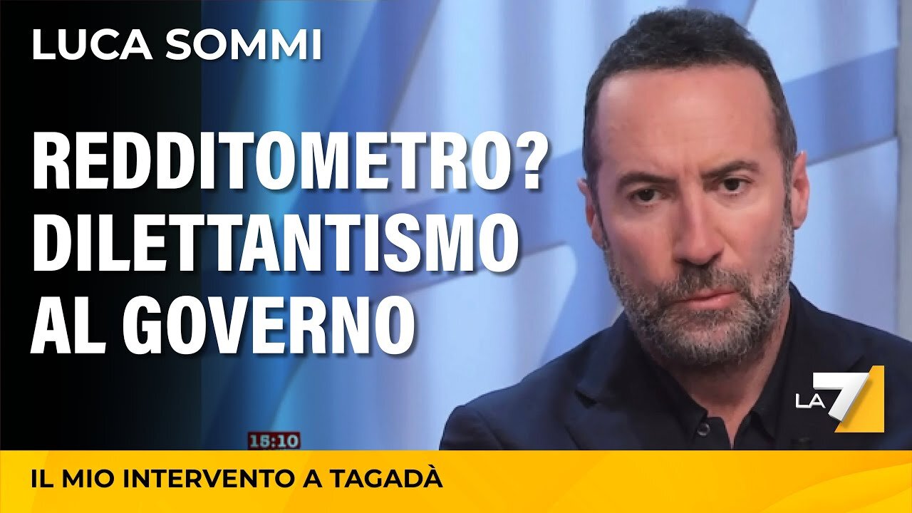 Luca Sommi in tv sul redditometro...dilettantismo del governo di Lady Aspen Giorgia Merdoni💩MERDALIA💩DOVE TUTTI I POLITICI SONO SCHIAVI E I CAMERIERI DEI BANCHIERI,MERDALIA💩UN PAESE DI MERDA DI POLITICI CORROTTI E UN POPOLO D'IDIOTI