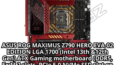 Epic Gaming Performance: ASUS ROG MAXIMUS Z790 HERO EVA-02 Edition Deep Dive