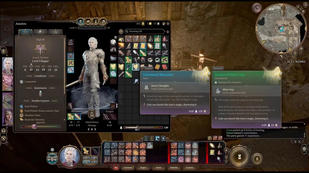 Baldur's Gate 3 Blind With Pink And Tig