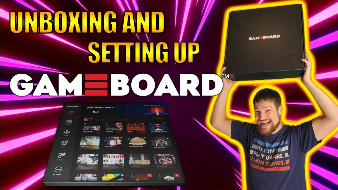 Gameboard Unboxing and Setup, The Last Gameboard you will ever need!