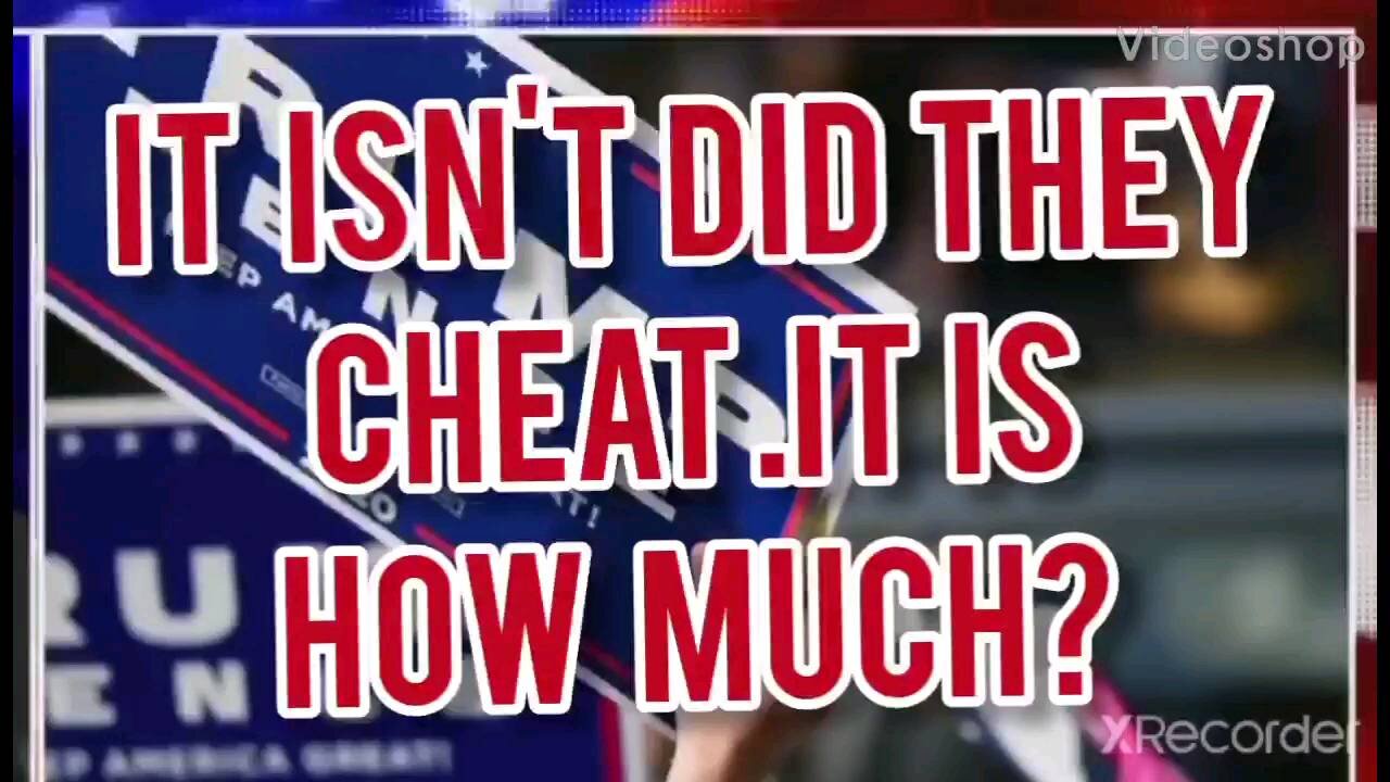 ISN'T IF THEY CHEATED. IT IS HOW MUCH DID THEY CHEAT?