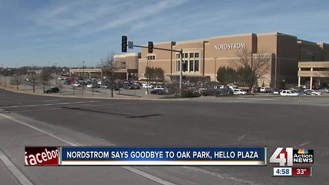 Nordstrom to leave Oak Park Mall for Plaza