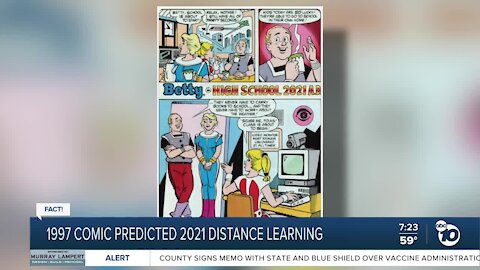 Fact or Fiction: 1997 'Archie' comic predicted 2021 distance learning?