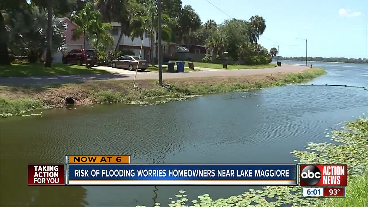 City of St. Pete sets up temporary pump to lower water level in Lake Maggiore ahead of storms