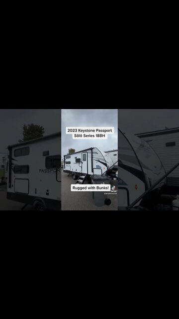 New RV Model! 2023 Passport Sōlō Series 18BH #rv #shorts