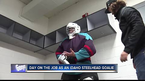 Day on the Job as a Steelhead Goalie