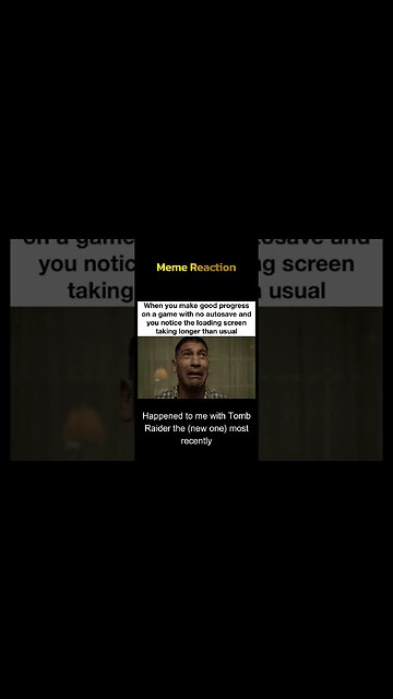 Losing progress - Meme Reaction 43 #shorts #gamingmemes