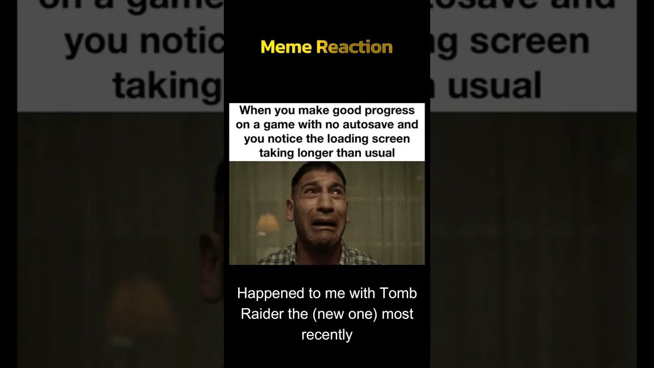 Losing progress - Meme Reaction 43 #shorts #gamingmemes