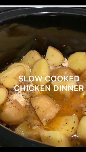 Slow Cooked Chicken Dinner