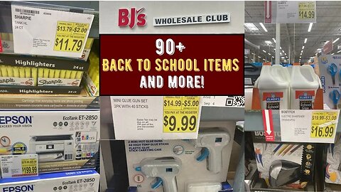 BJ's Wholesale Club ~ Back to School Savings & More!