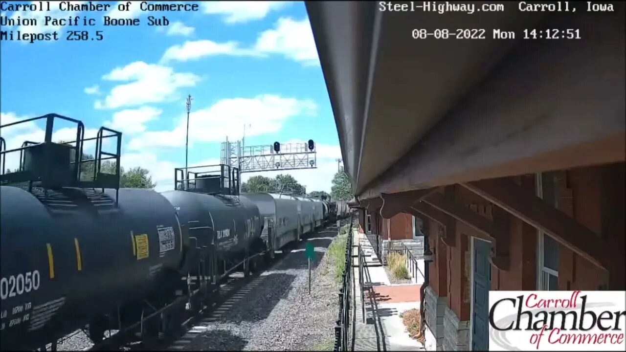 EB Manifest with NS and CN Power in Carroll, IA on August 8, 2022 #steelhighway