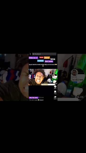 #ishowspeed Crazy hot one chip challenge #shorts 🔥📞👮🏿‍♀️