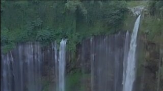 very big and beautiful waterfall