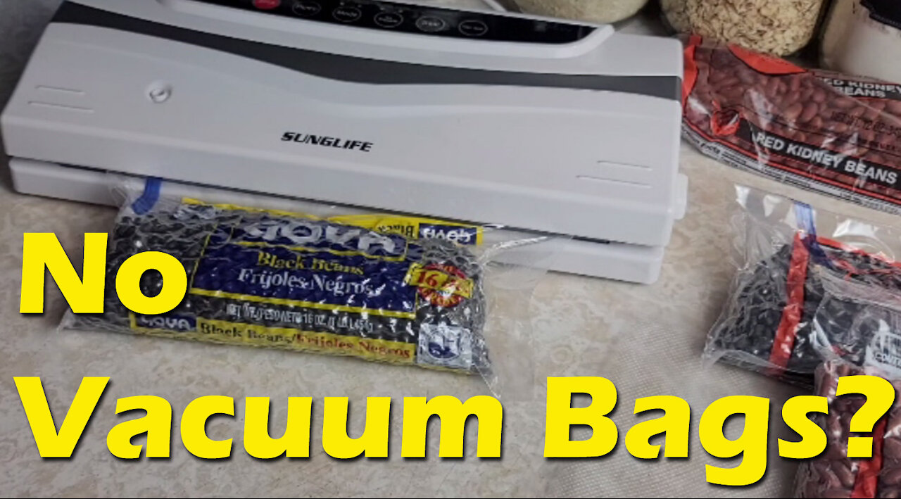 How I Vacuum Seal Bags without Vacuum Sealer Bags