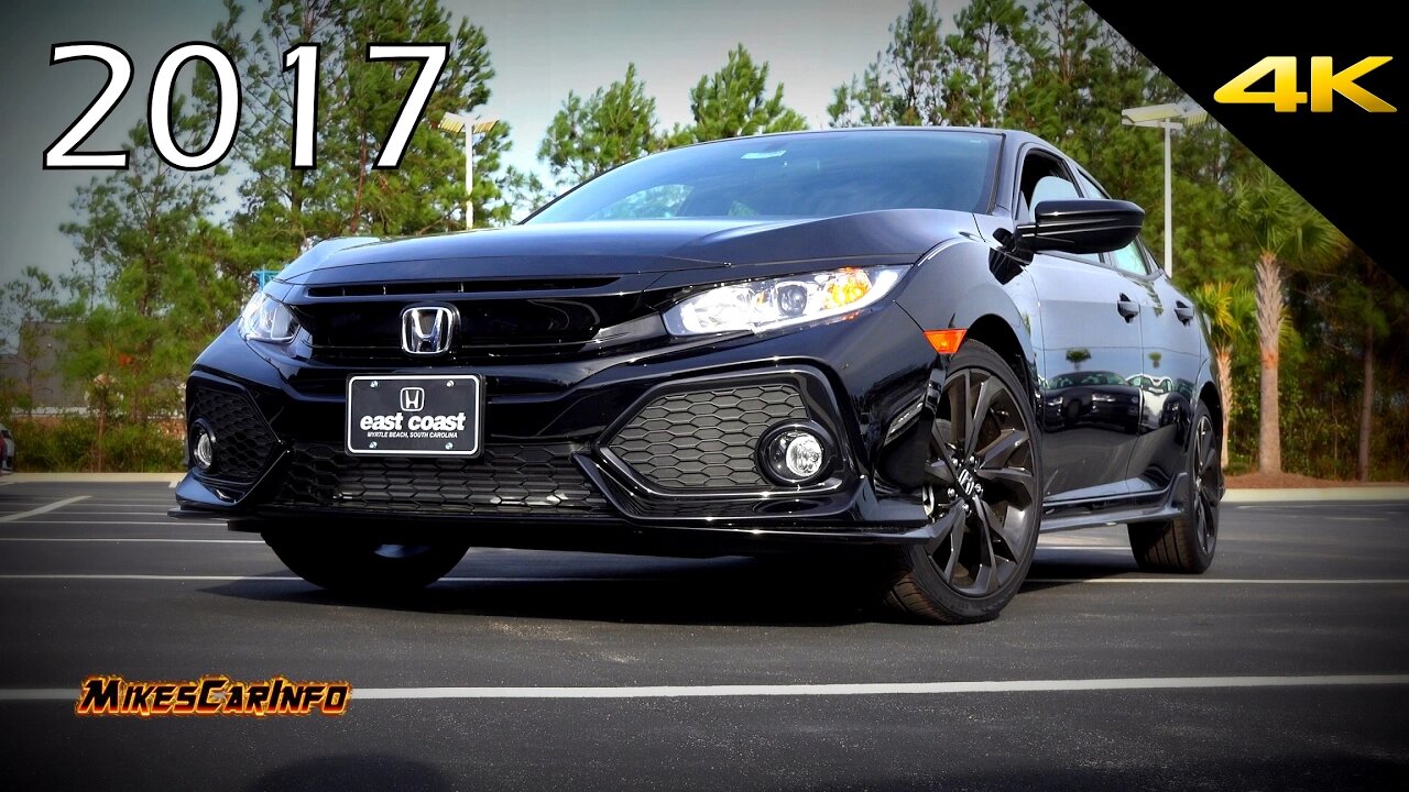 2017 Honda Civic Sport Hatchback - Detailed Look in 4K