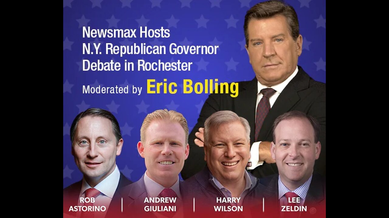 Newsmax Hosts NY Republican Governor Debate In Rochester