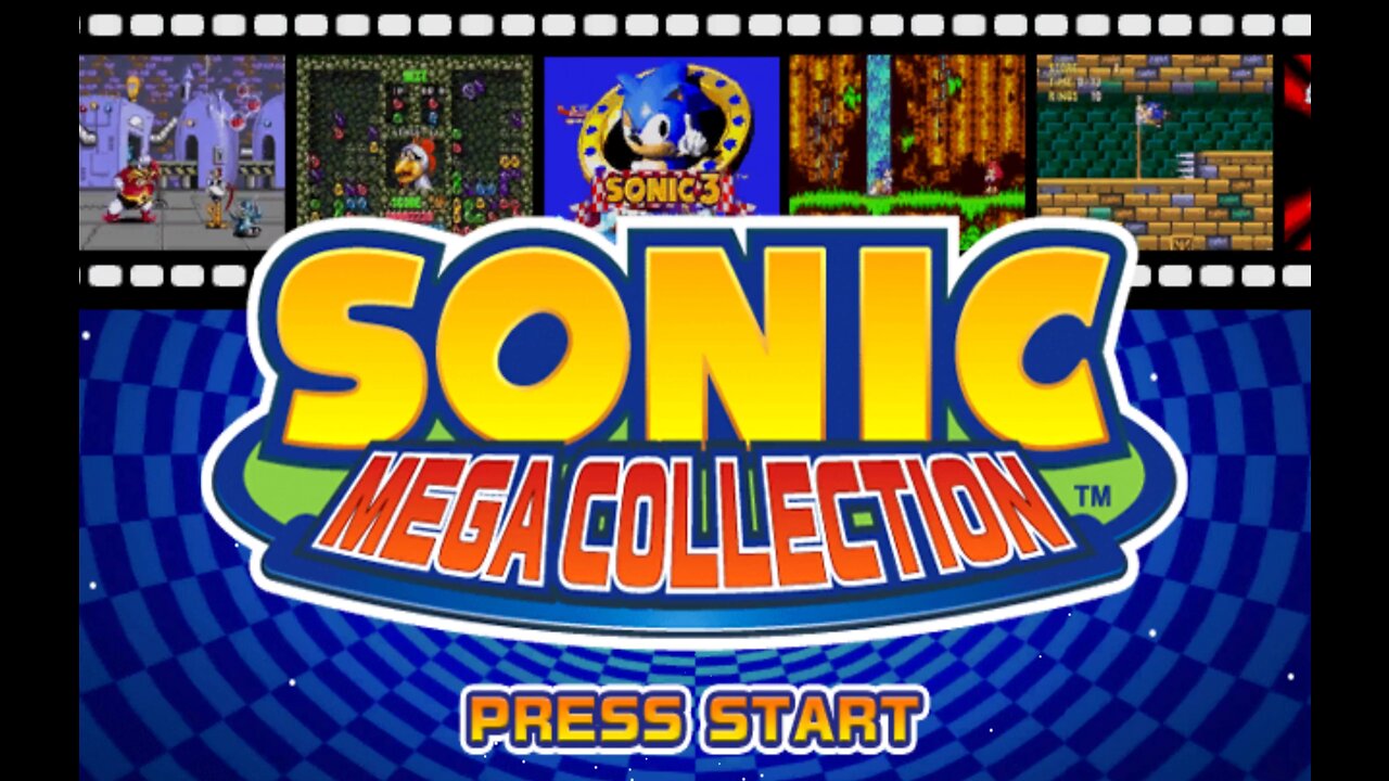 Starting Up Sonic Mega Collection (Nintendo Gamecube)