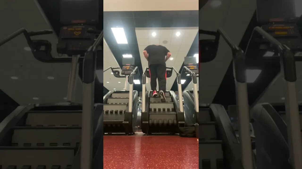 Ryback New PR StairMastermy 14 Rounds Max Speed! #Hungry