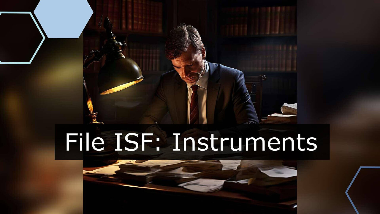 How to File ISF for Musical Instruments