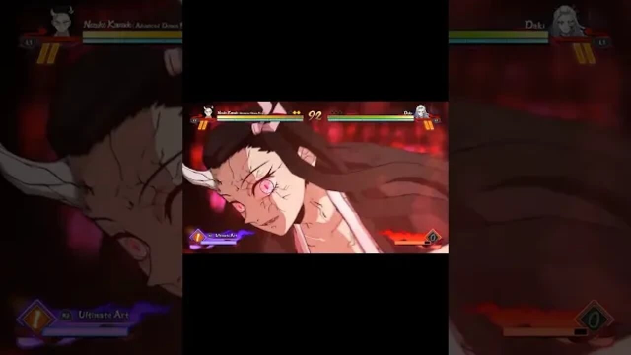 Nezuko Obliterates Daki with 100% Damage Combo - Warrior From Unknown Land - DBZ Budokai 3