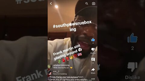 Frank Martin 👻 sends a deadly Message to Keyshawn Davis! #boxing #frankmartin #boxingnews #sports