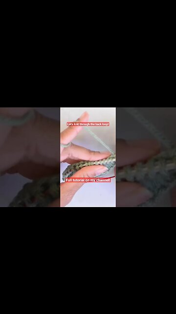 🧶 Can you KTBL in the Continental Style? #infiniticraftingco #knittingtutorials