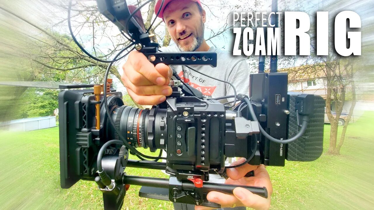 Z CAM F6 Rig➡ Cage / Grip Remote / V-mount Battery / Wireless Video & Follow Focus