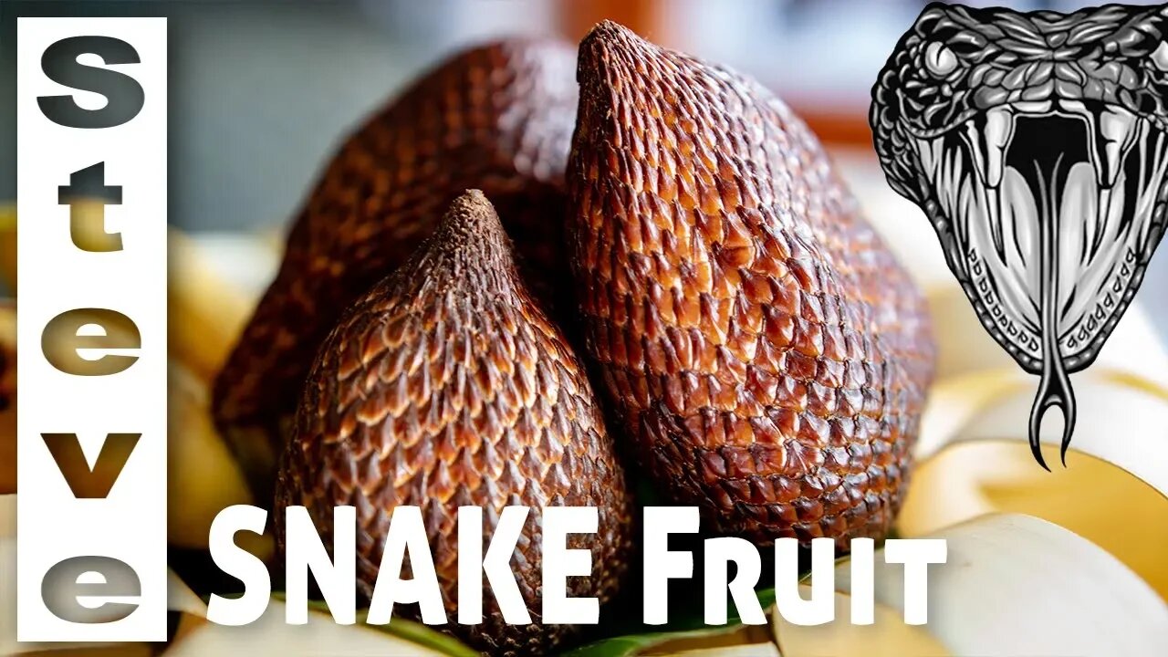 SNAKE FRUIT - What is it? - How to Open? 🇮🇩