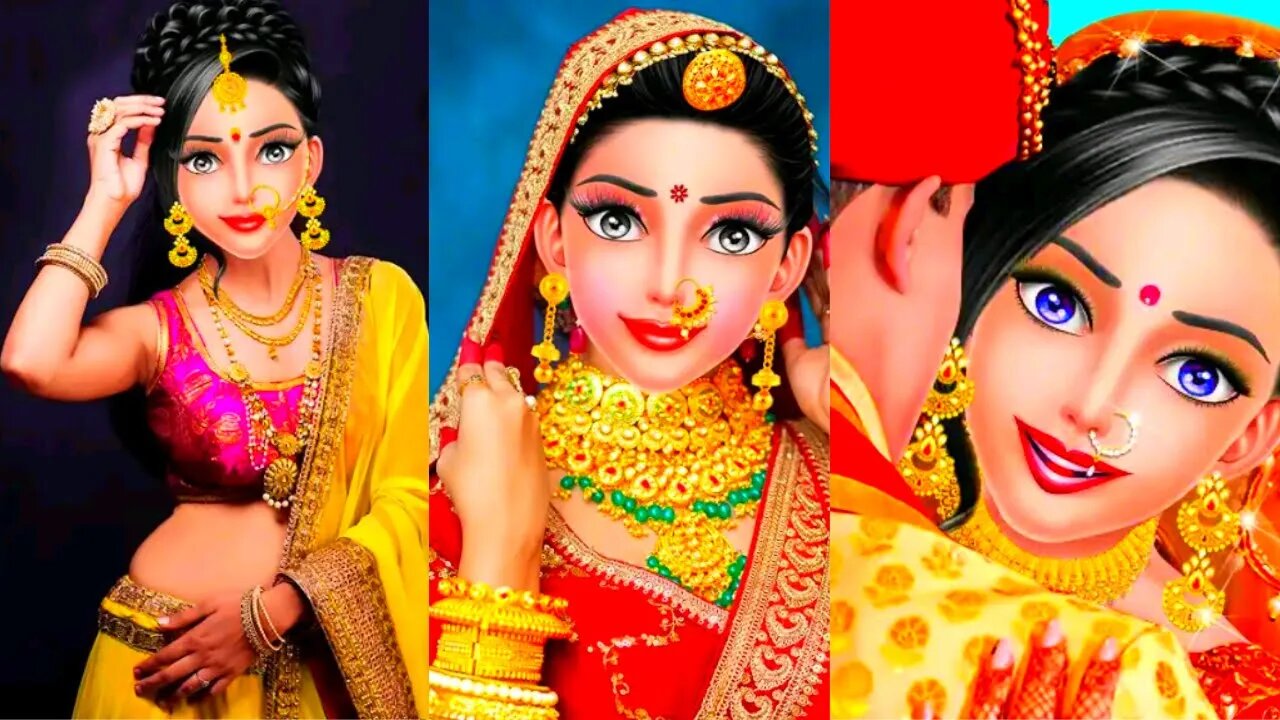 Play Indian Wedding Girl Game and Make Up wala Game for FREE on Android!