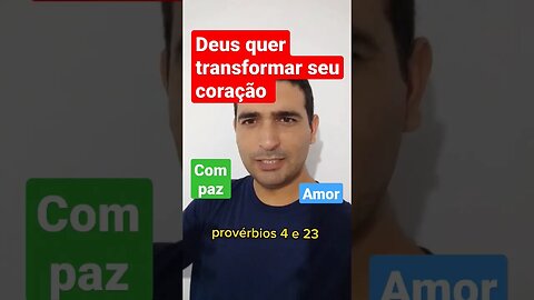 Deus quer transformar seu coração 🙏 #jesus #gospel #religion