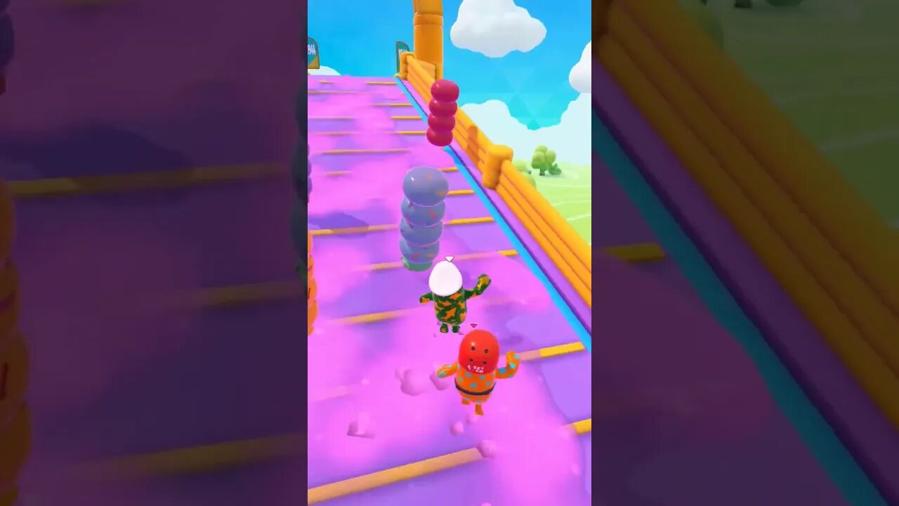 Almost 1st place 🫠.. #fallguys #gaming #gameplay