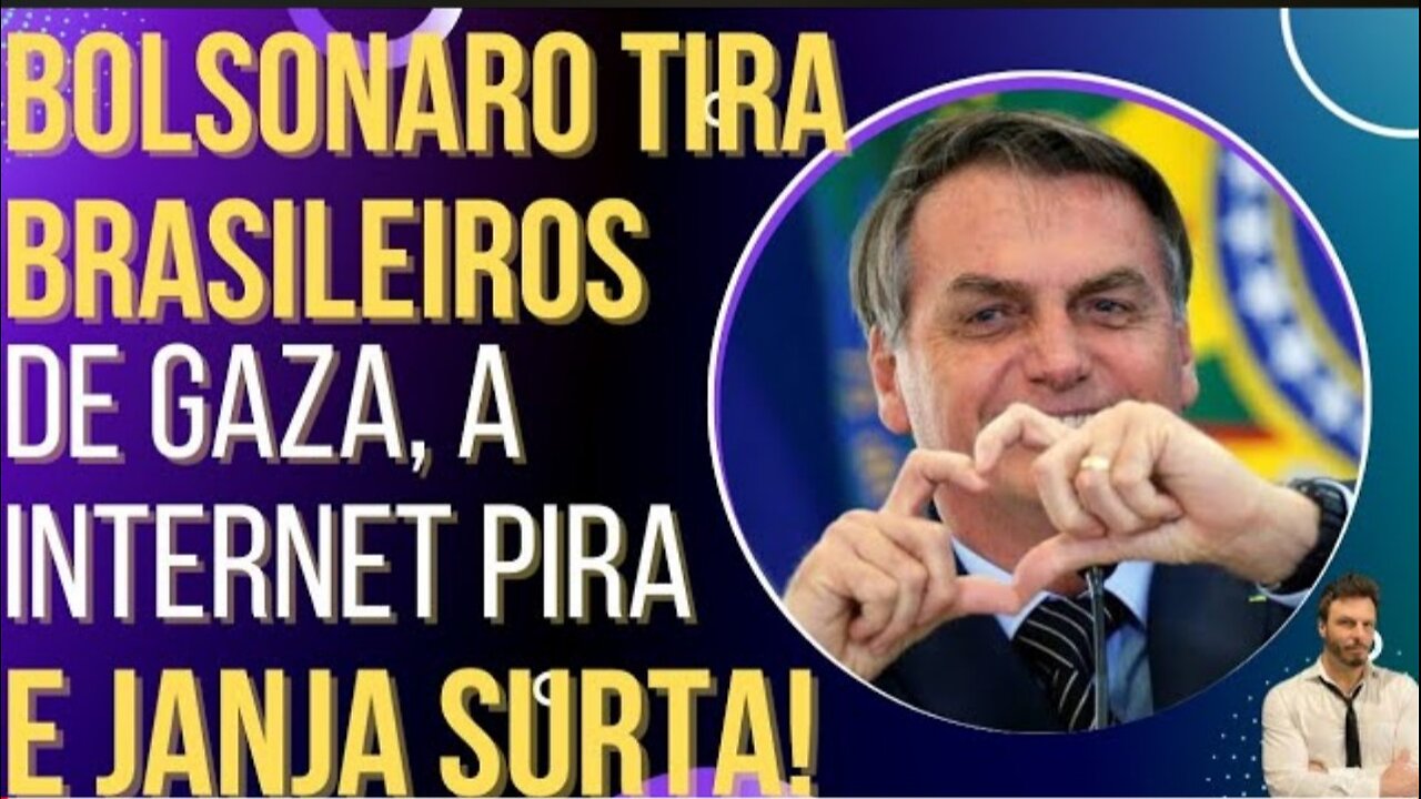 Bolsonaro takes the Brazilians from Gaza, takes the internet to delirium and annoys Janja!