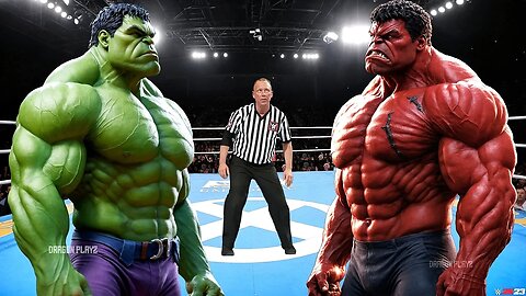 HULK VS RED HULK - EPIC BATTLE