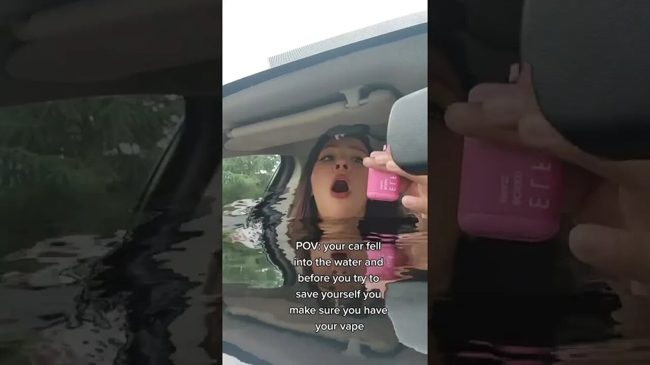 CAR FELL IN WATER! MUST SAVE VAPE