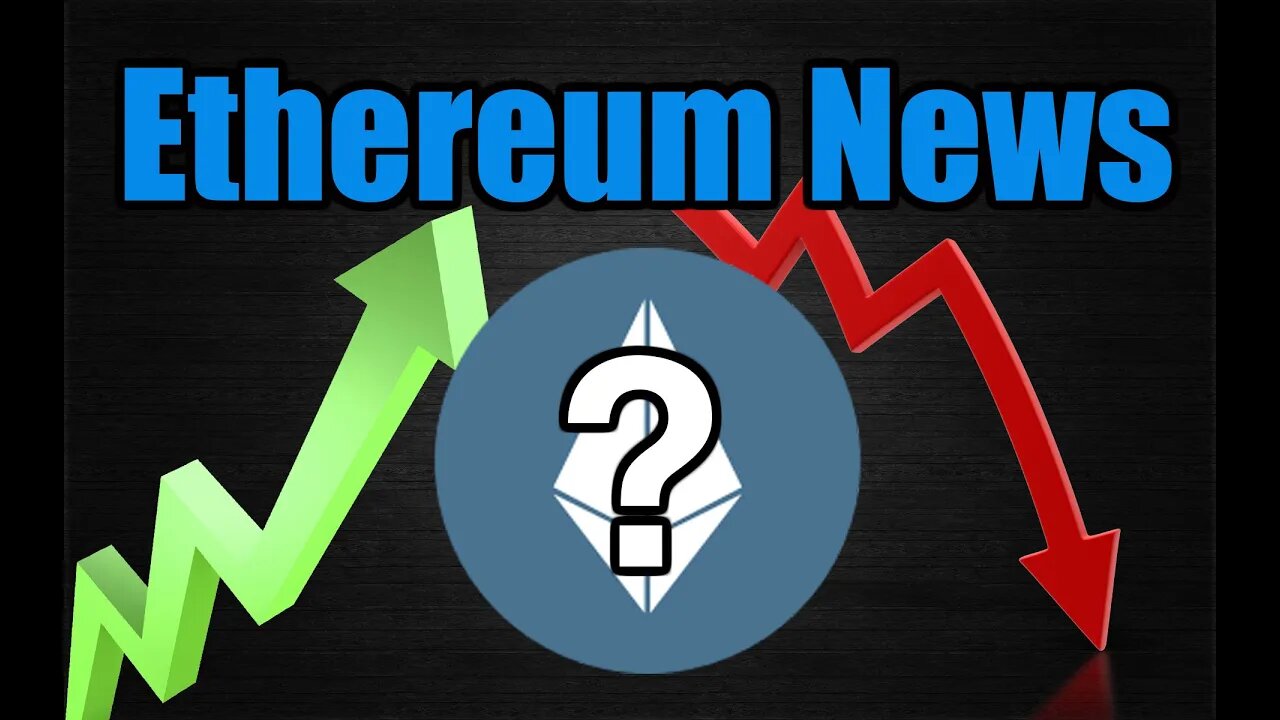 Ethereum News Today | Crypto Market Stuff What's Going On?