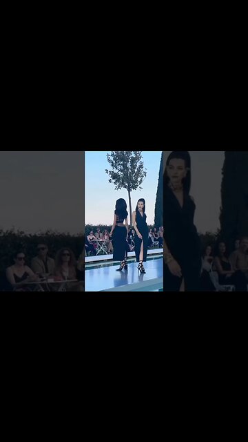 Mona Tougaard & Vittoria Ceretti in La Vacanza | Versace FashionShow
