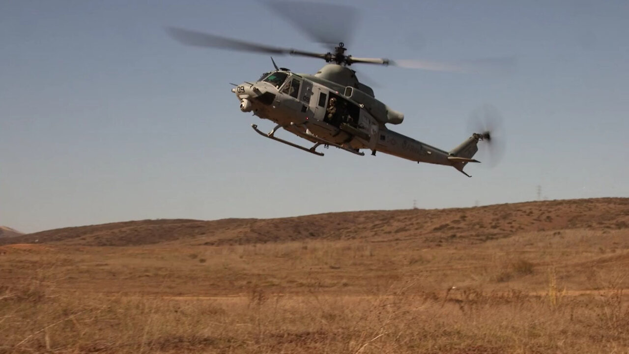 B-Roll: HMLA-775 conducts confined area landing drills