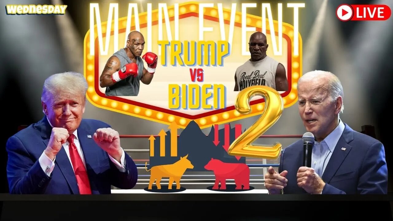 TRUMP VS BIDEN 2. MARKET REACTIN TO DONALD TRUMP ANNOUNCEMENT