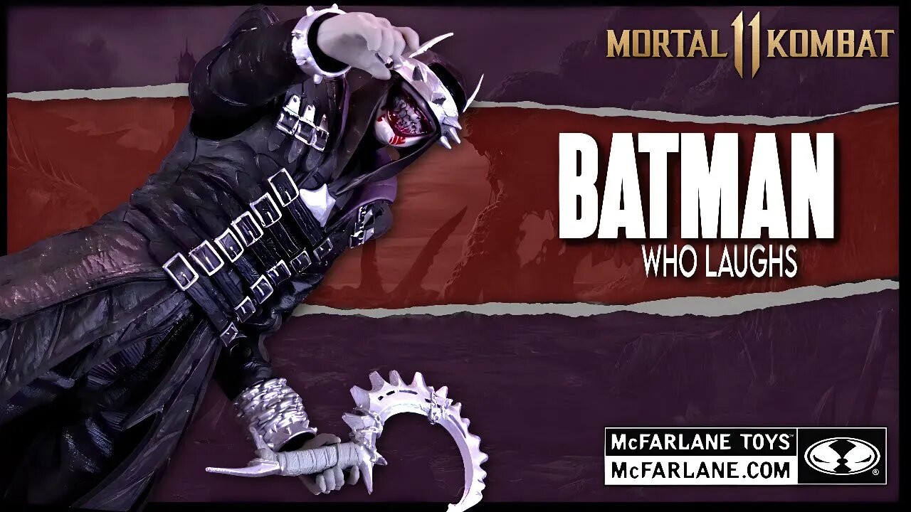 McFarlane Toys Mortal Kombat 11 The Batman Who Laughs Figure @TheReviewSpot