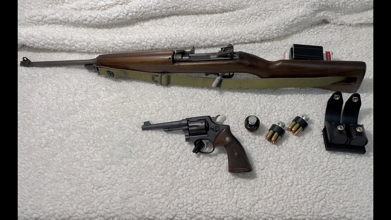 Rifle and Pistol Pairings part 7- Underwood M1 Carbine and S&W Military and Police .38 special